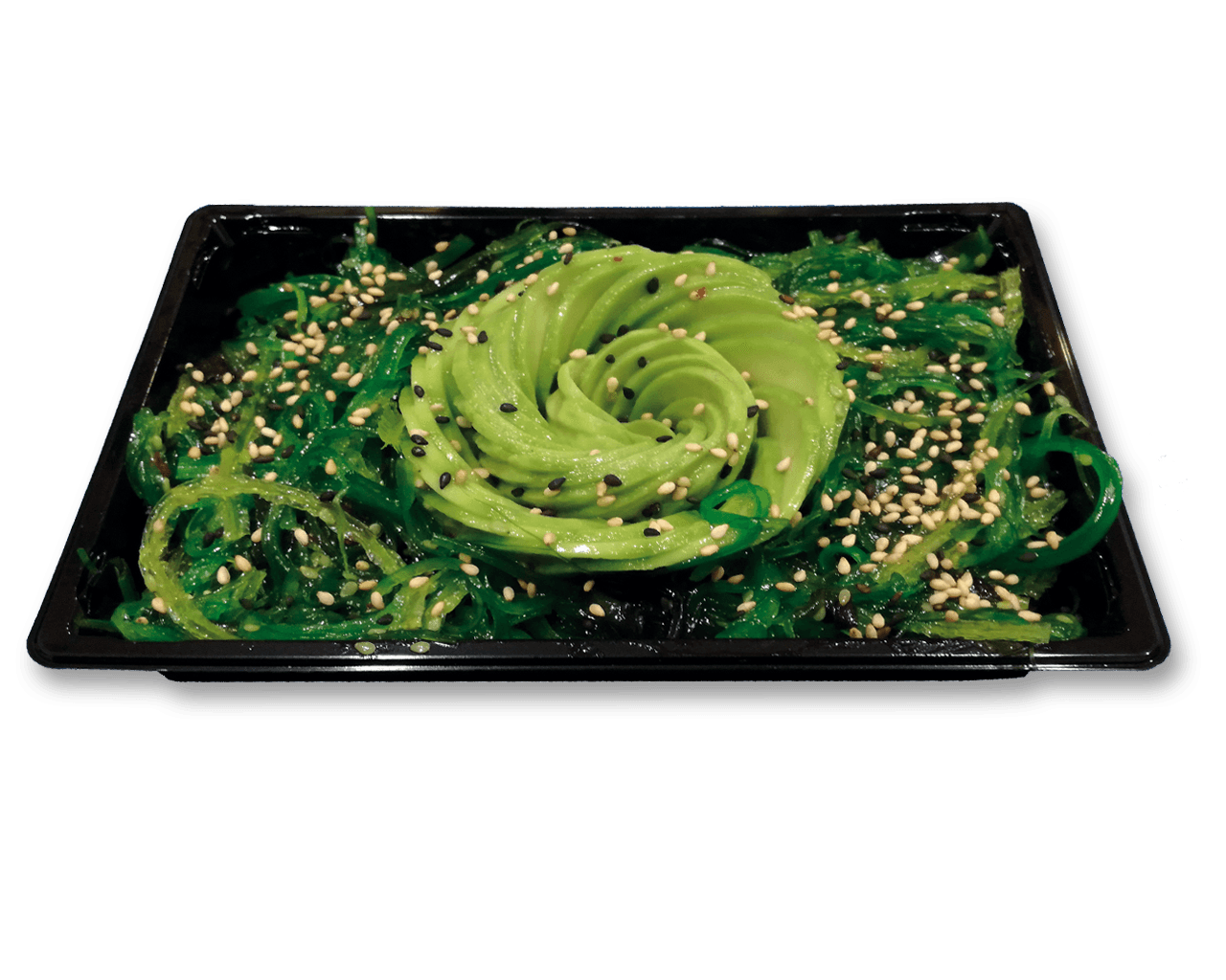 Fotografía de Ensalada algas y aguacate